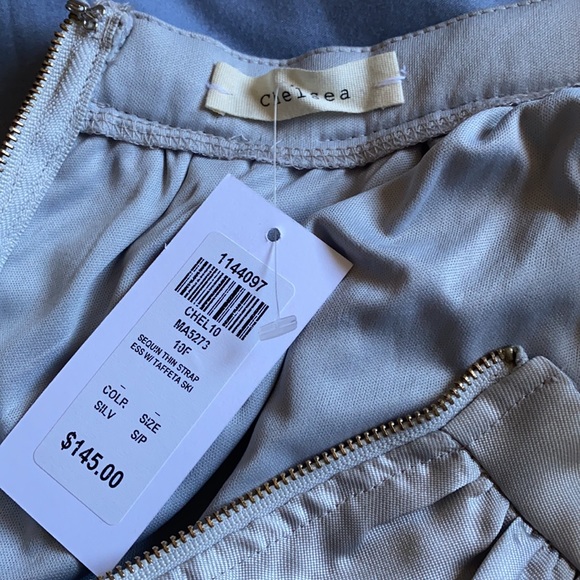 🏷️ SALE 🏷️ Silver Party Dress w/ Sequins - Picture 7 of 7